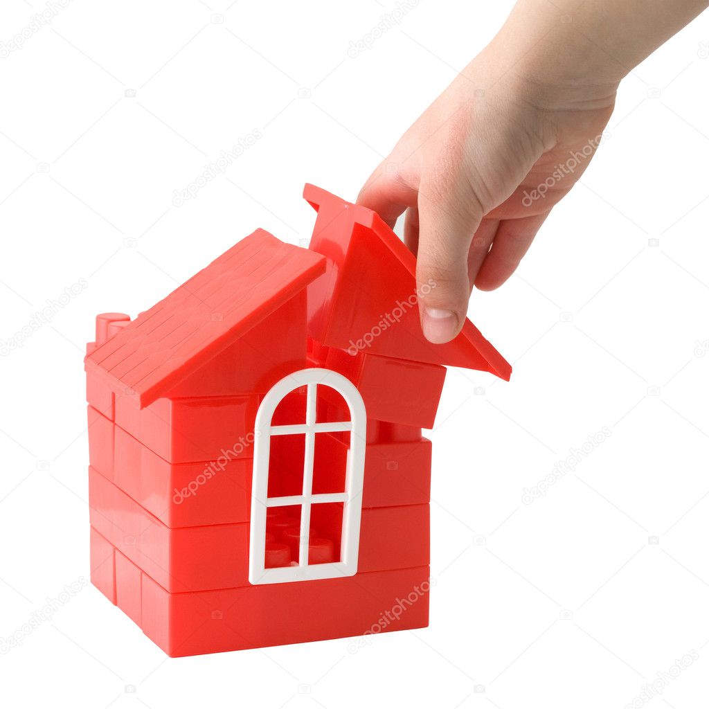 Plastic doll`s house — Stock Photo © ismarine 1182057