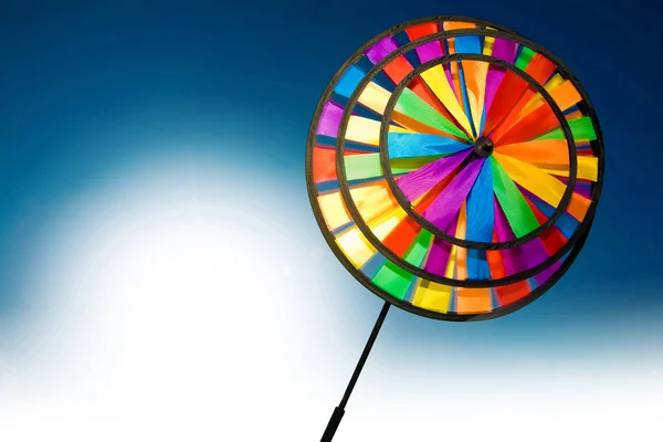 stock image Colourful pinwheel