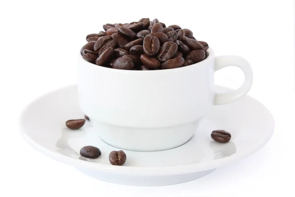 Coffee beans cup Royalty Free Stock Photos