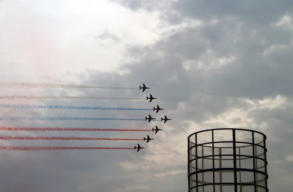 stock image Alfa-jet. Flights in Zhukovskiy (Russia