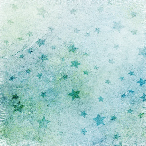 Abstrakter blauer Hintergrund mit Sternen — Stockfoto