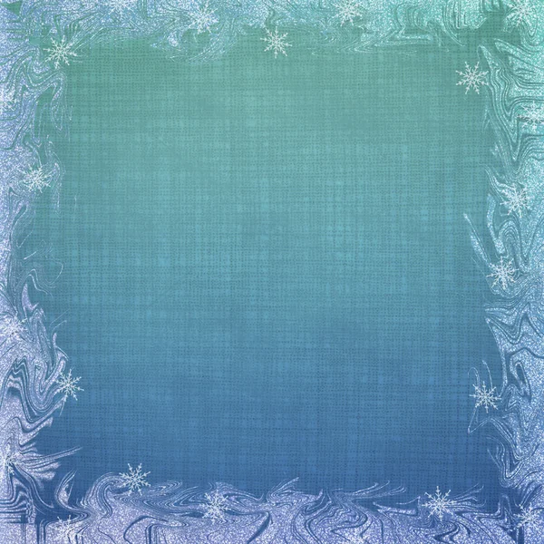 Abstract background with snowflake — Stock Photo, Image