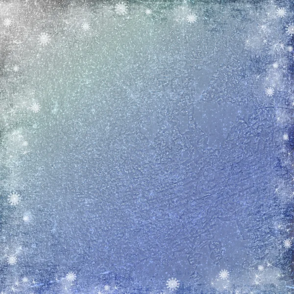 Abstrakcyjne tło z płatkiem śniegu — Zdjęcie stockowe