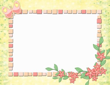 Framework for invitation clipart