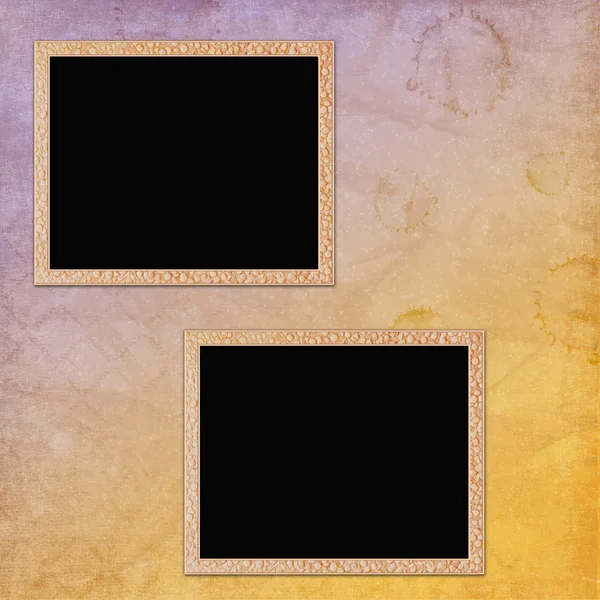Picture-frames on abstract background — Stock Photo, Image