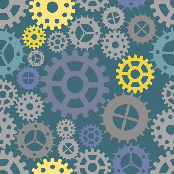 Stock vector Seamless cogs background