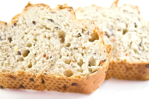 Zwei Stück frisches Brot — Stockfoto