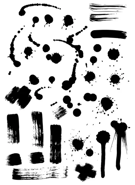 Collection Of Ink — Stock Vector
