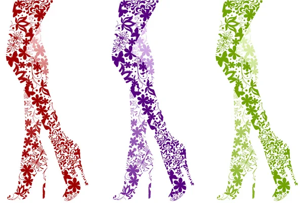 Glamour jambes de mode — Image vectorielle