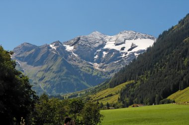 kar grossglockner yüksek dağ