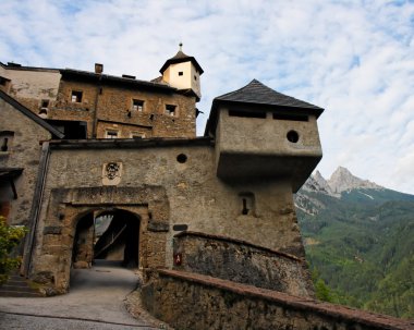 Gate of medieval castle in Austria