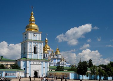 St. Michael`s Golden-Domed Monastery clipart