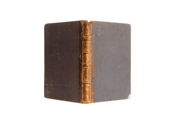 Antikes Buch steht isoliert — Stockfoto