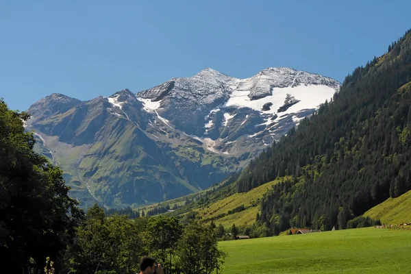 Pico de nieve de la montaña Grossglockner — Foto de Stock