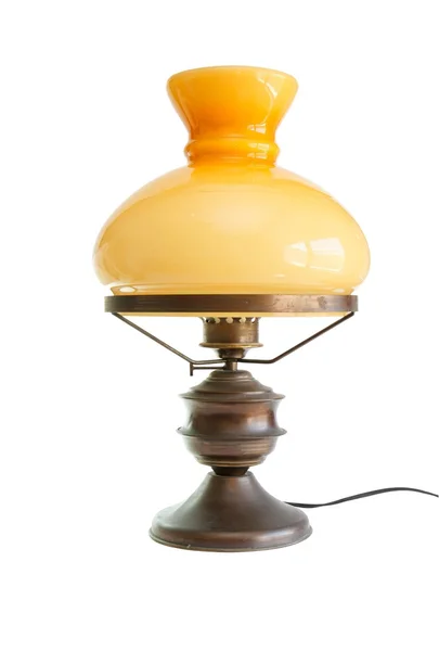 Table lamp stylized as antique oil lamp — Stock Photo, Image