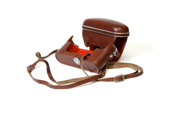 Пустой ящик винтажной фотокамеры
