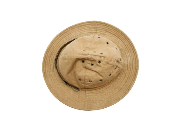 Old soviet army summer hat top view — Stock Photo, Image