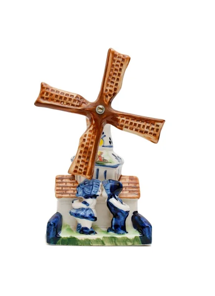 Porcelain windmill souvenir — Stock Photo, Image