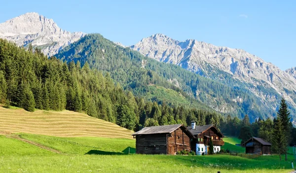Alpejski krajobraz w Austrii — Zdjęcie stockowe