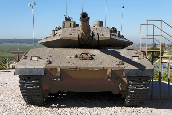 Новый израильский танк Меркава в музее — стоковое фото