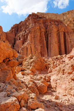 Majestic Amram pillars rocks in desert clipart