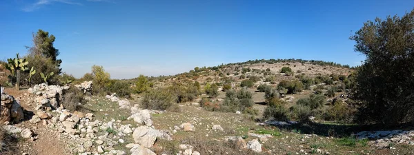 Mediterrane heuvels landschap — Stockfoto
