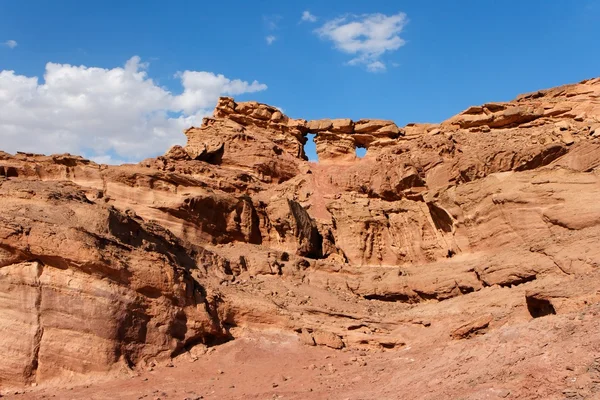 Scenic weathered rock in desert — Stock Photo, Image