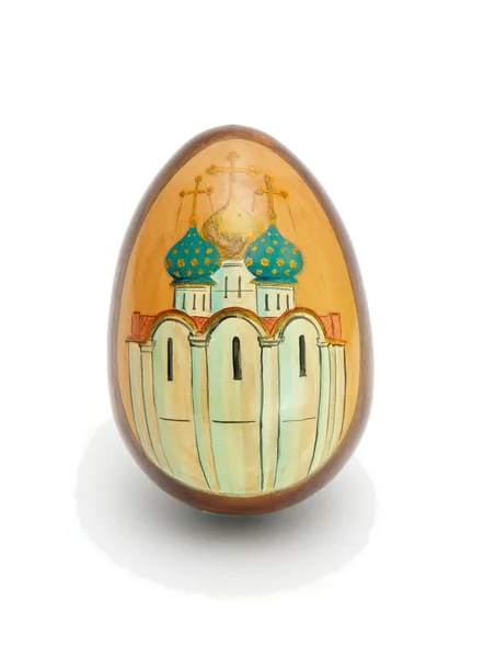 Orosz húsvéti tojás elszigetelt — Stock Fotó