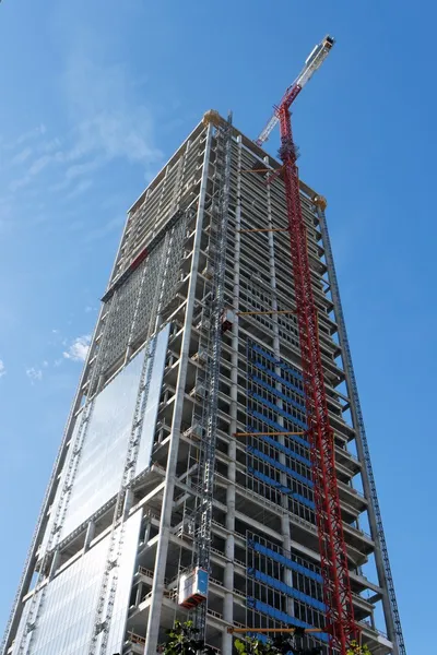 Rascacielos sitio de construcción — Foto de Stock