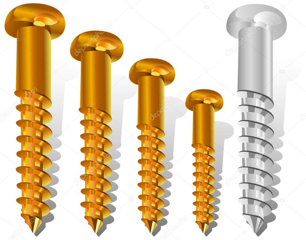 Different size screws