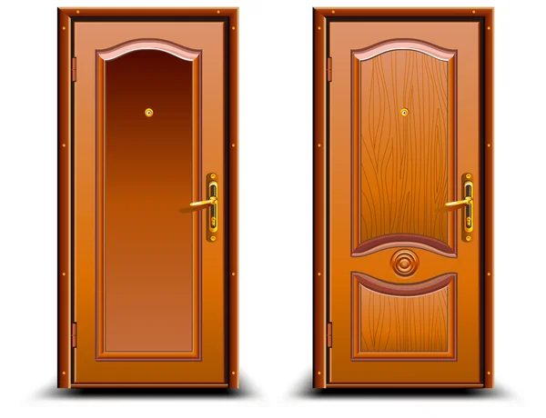 Stängd dörr — Stock vektor