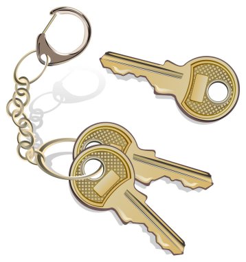 Bunch of keys clipart