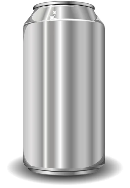 Alumínium jar — Stock Vector