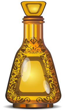 Figured bottle clipart