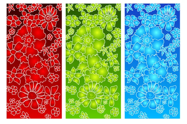Fond trois couleurs — Image vectorielle