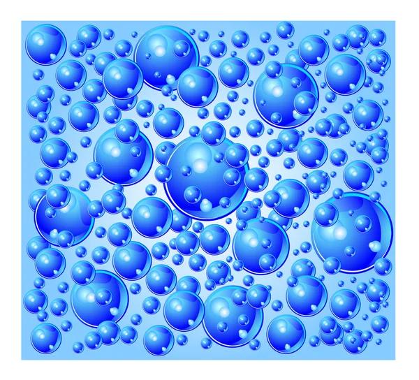 stock vector Bubbles in blue