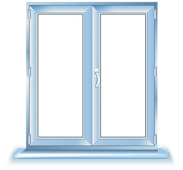 Kunststof raam — Stockvector