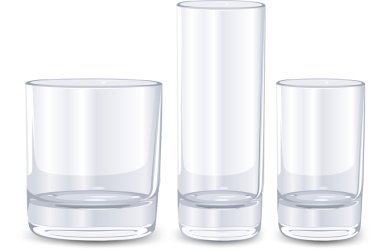 Set of glasses clipart