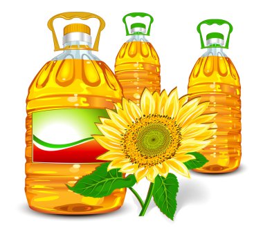 Sunflower oil clipart