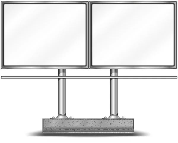 Dva billboardu — Stockový vektor