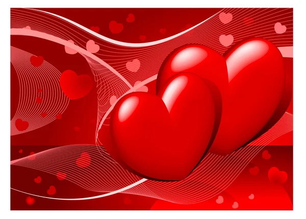 Dia dos Namorados coração — Vetor de Stock