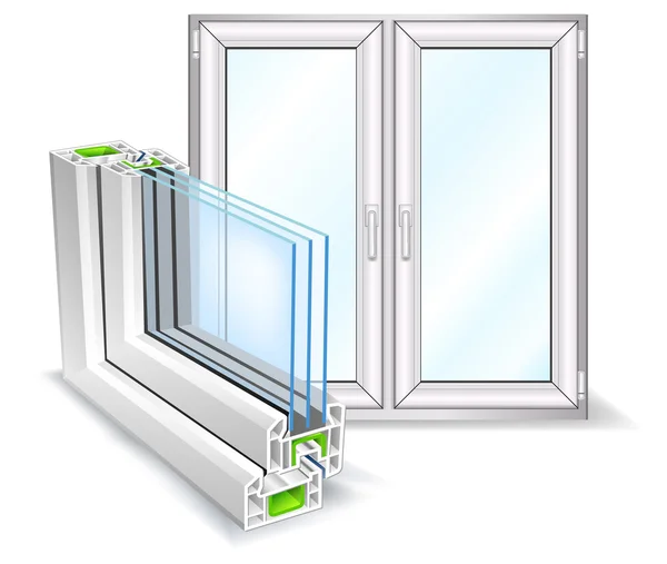 Fensterprofil — Stockvektor