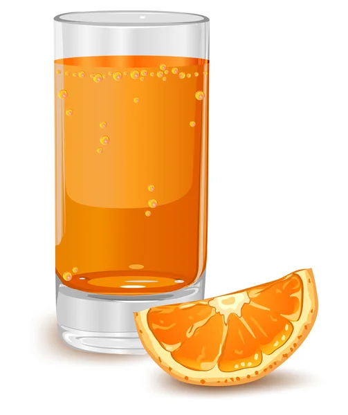 Sumo de laranja —  Vetores de Stock