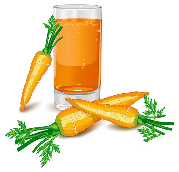 Καρότα χυμό — Διανυσματικό Αρχείο