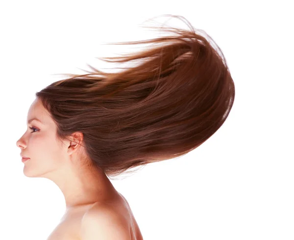 stock image Woman with hair