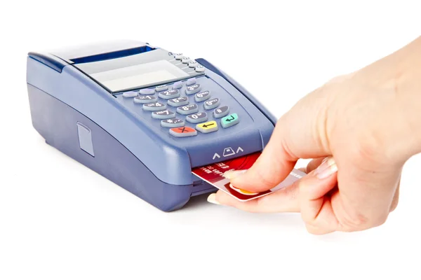 Pagamento com cartão de crédito — Fotografia de Stock