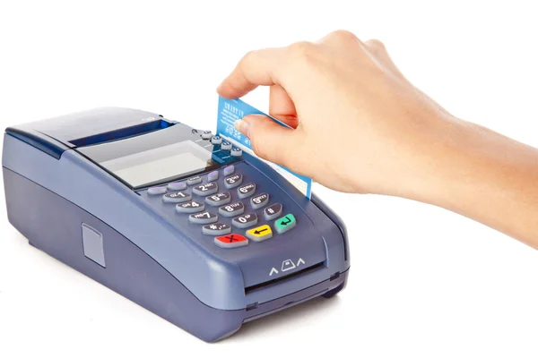 Betalen met creditcard — Stockfoto