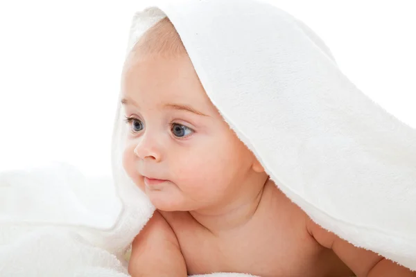 Küçük çocuk banyo havlusu — Stok fotoğraf