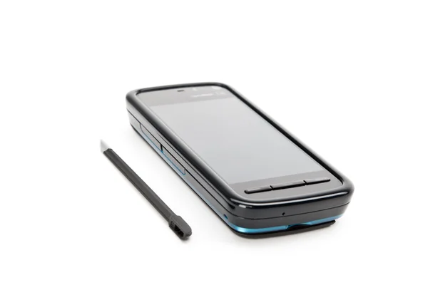 Telefone PDA com caneta — Fotografia de Stock