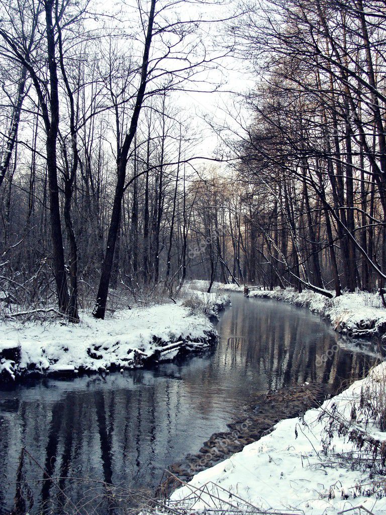 Winter. river